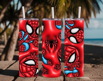 Gobelet Spider-Man : impression 3D 20 oz avec paille