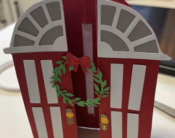 Weihnachtsgeschenkkarte, festliche Weihnachtskarte, personalisierte Weihnachtsgrüße