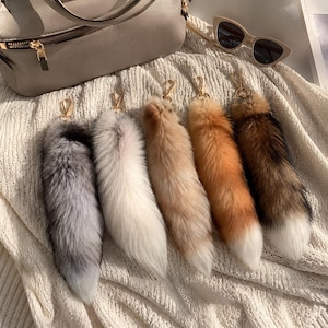 Marble fox tail - Etsy 日本