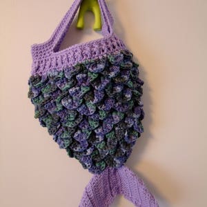 Mermaid Tail Tote Crochet Pattern image 1