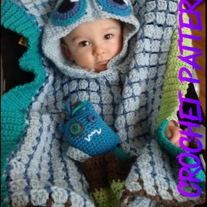 Ponczo z fotelika samochodowego Monster ~Wzór szydełkowy~