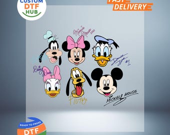 Mickey and Friends DTF Transfer: Disney Ready To Press