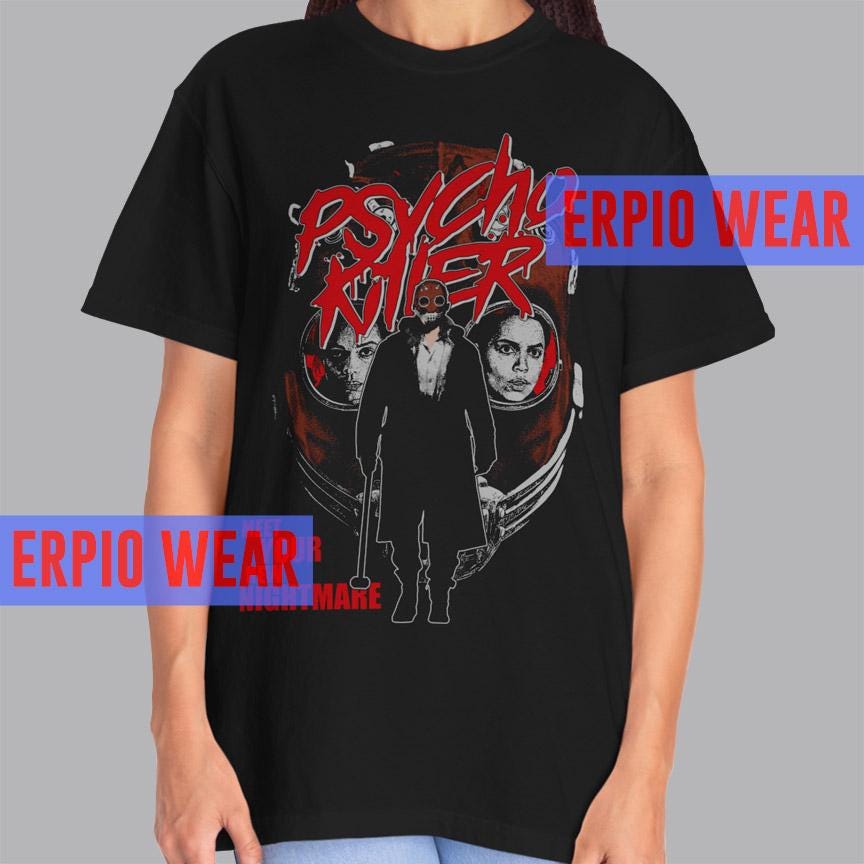 Psycho Killer Movie T-shirt 2026 Slasher Horror Film T Shirt - Etsy