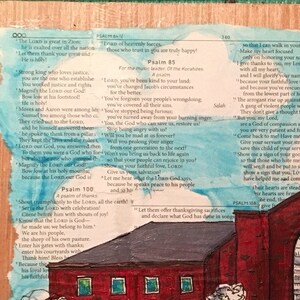 9x12, house, barn, illustration, made to order, from photo, collage image 4