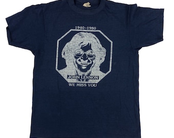 Vintage John Lennon We Miss You T-Shirt