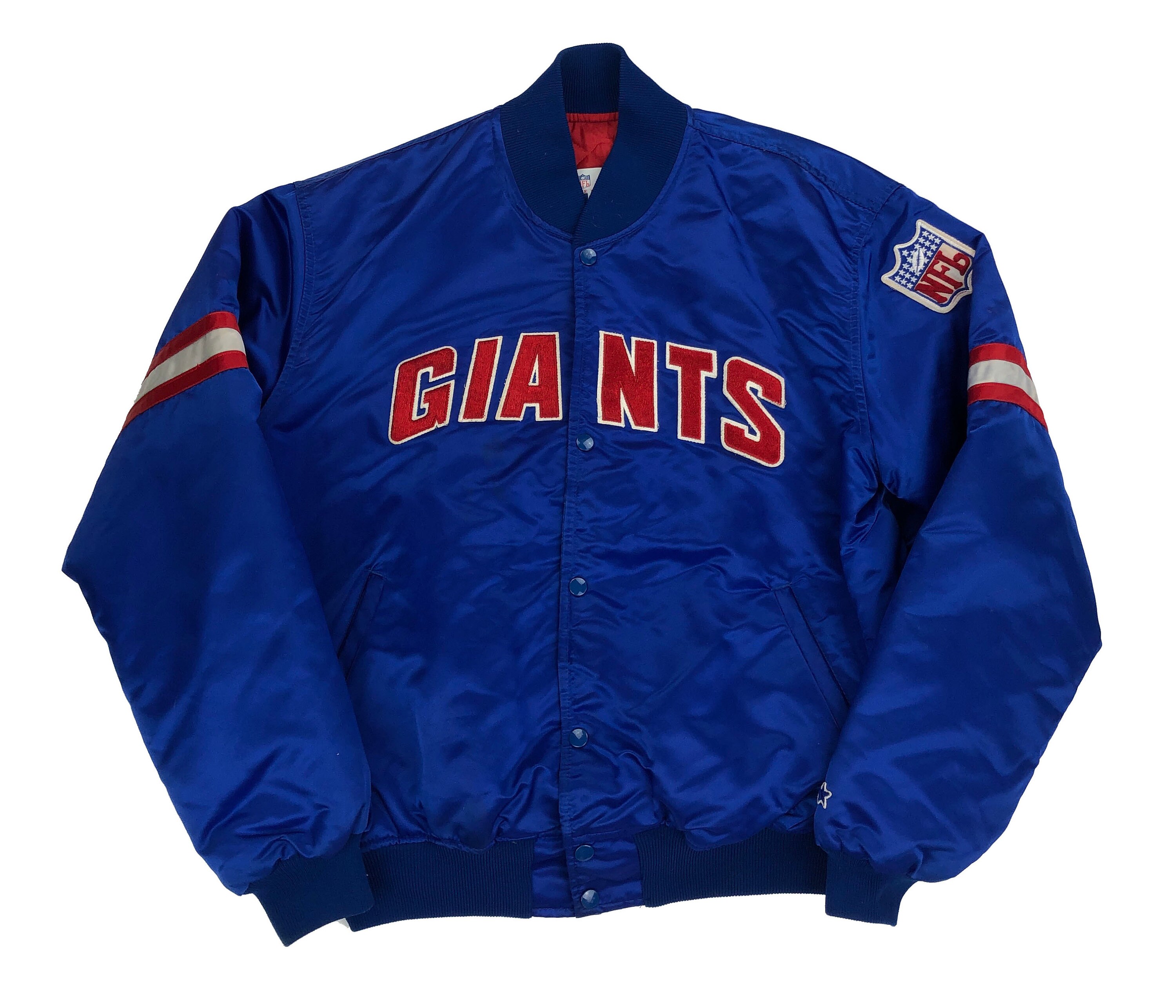 90s New York Giants Pullover Starter Jacket - Boy's Large