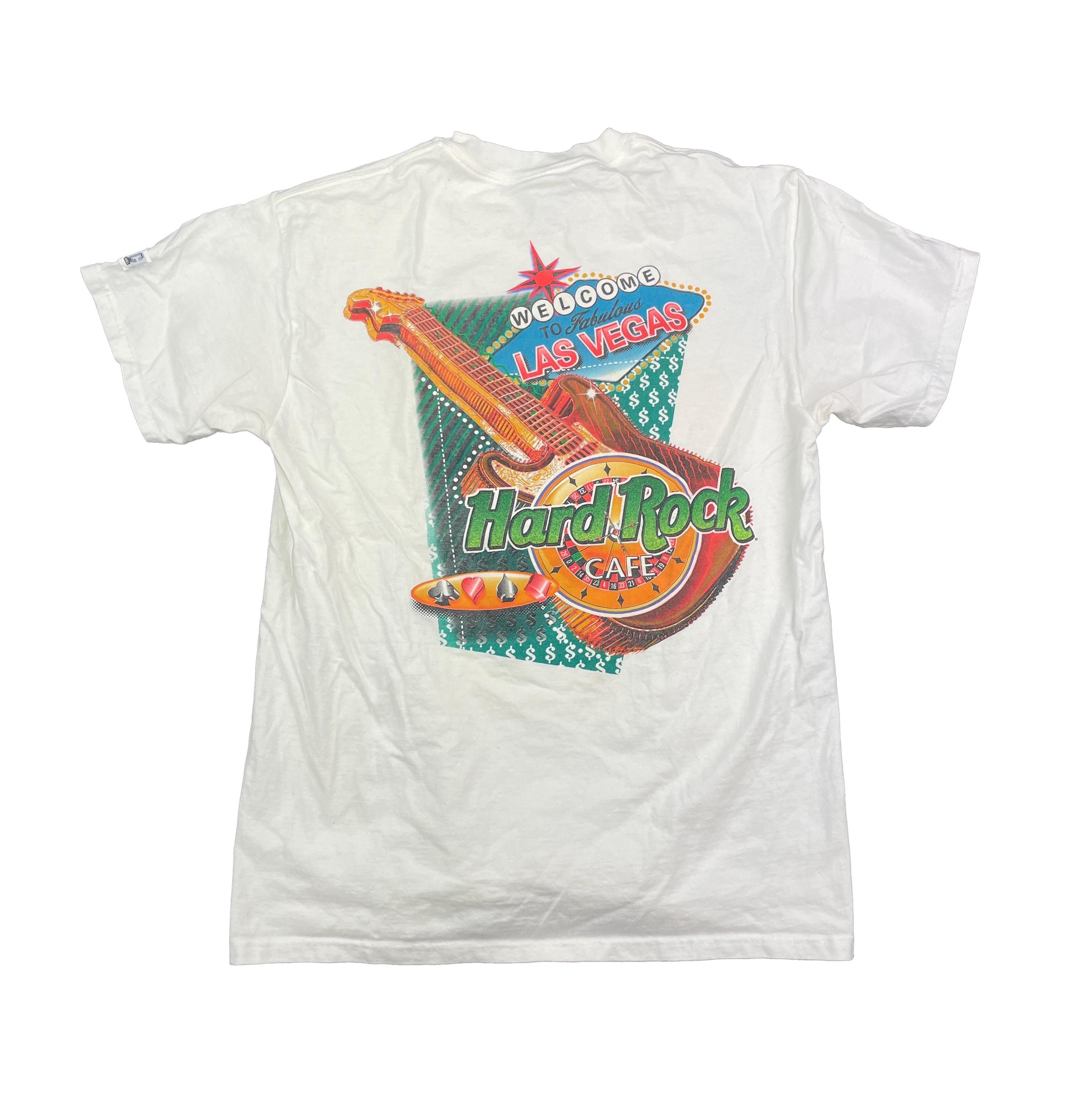 Vintage Hard Rock Cafe T-shirt Size L White Beijing China