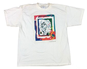 Vintage Alexander Agor John Lennon Portrait T-Shirt