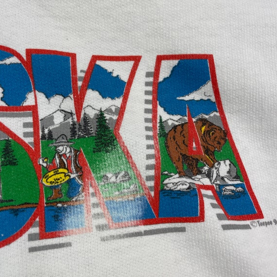 Vintage Alaska Collared Sweatshirt - image 7