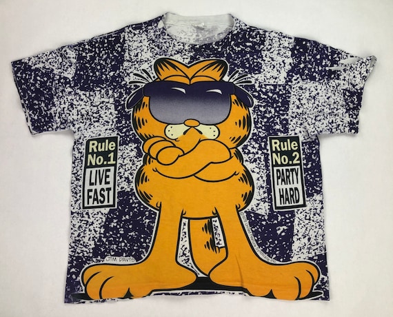 Vintage Garfield All Over Print T-Shirt