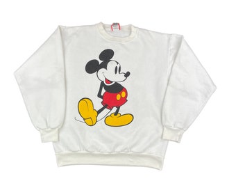 Vintage Mickey Mouse Ithaca College Crew Neck Sweatshirt