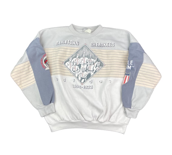 Vintage Adidas Carletown Cherokees Crew Neck Sweatshirt - Etsy