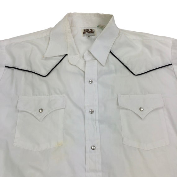 Vintage Short Sleeve Western Button Up Shirt - image 2