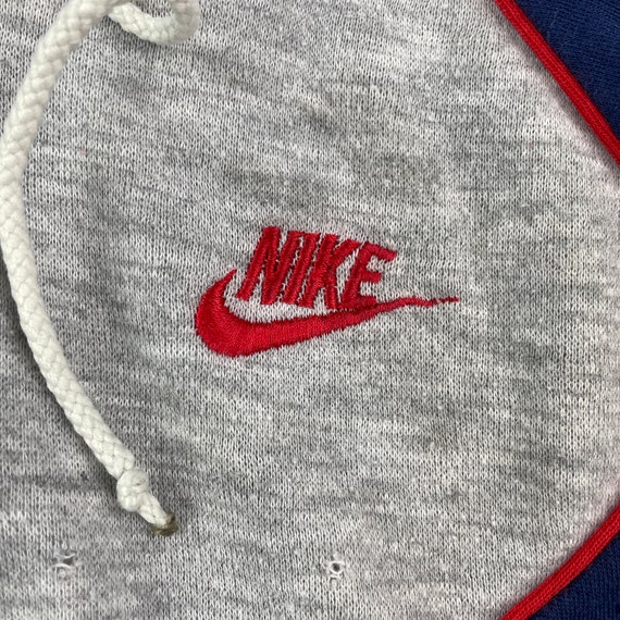 Vintage Nike Blue Tag Hooded Sweatshirt - image 3