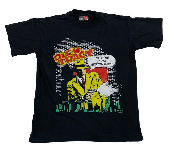 Vintage Dick Tracy T-shirt - Etsy