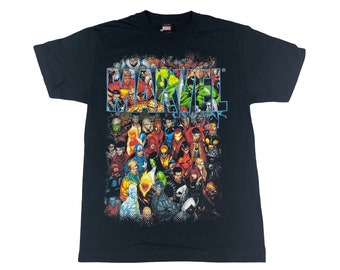 Vintage 2008 Marvel Comics Characters T-Shirt