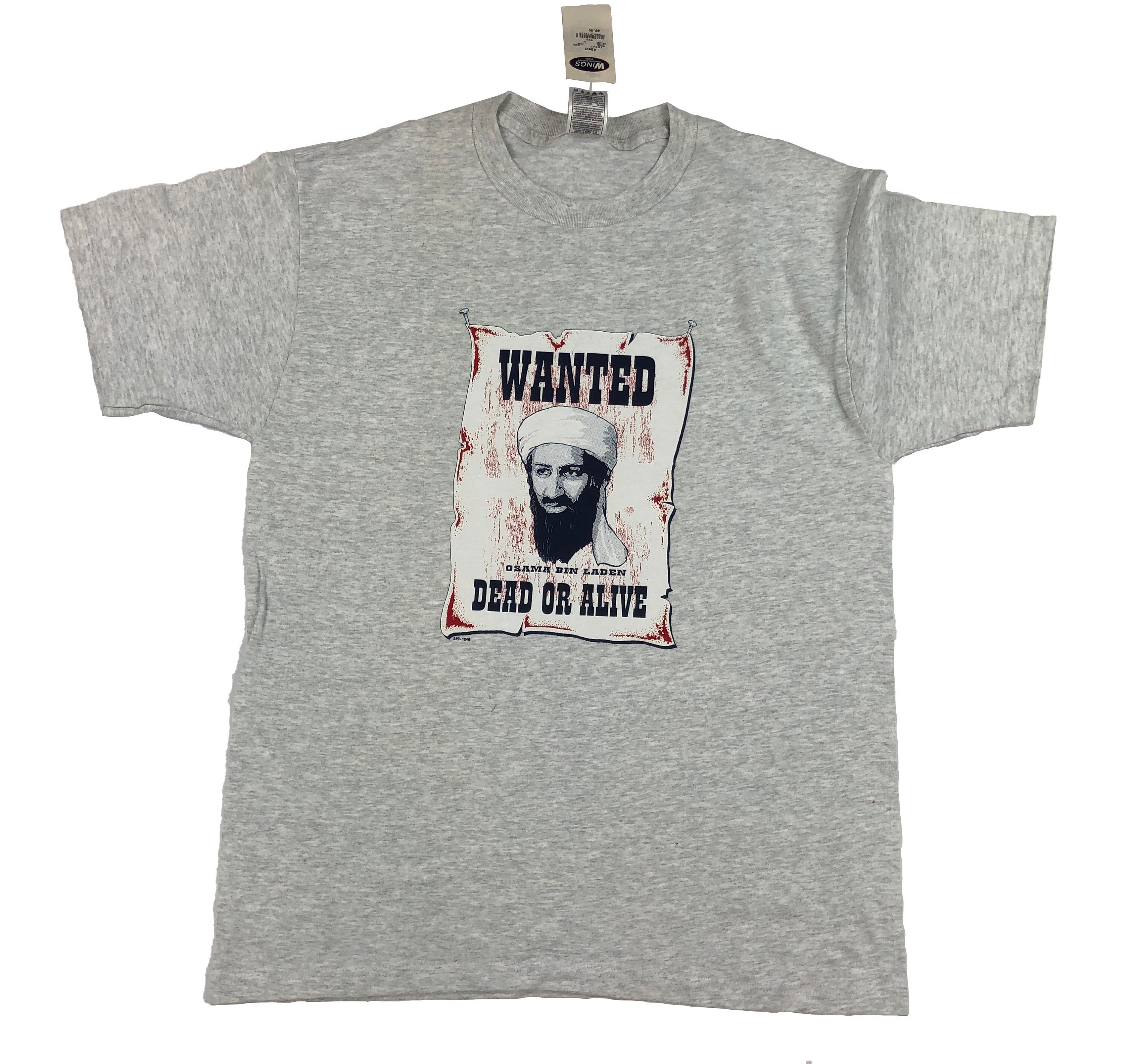 Vintage Wanted: Osama Bin Laden T-shirt New With Tags | Etsy