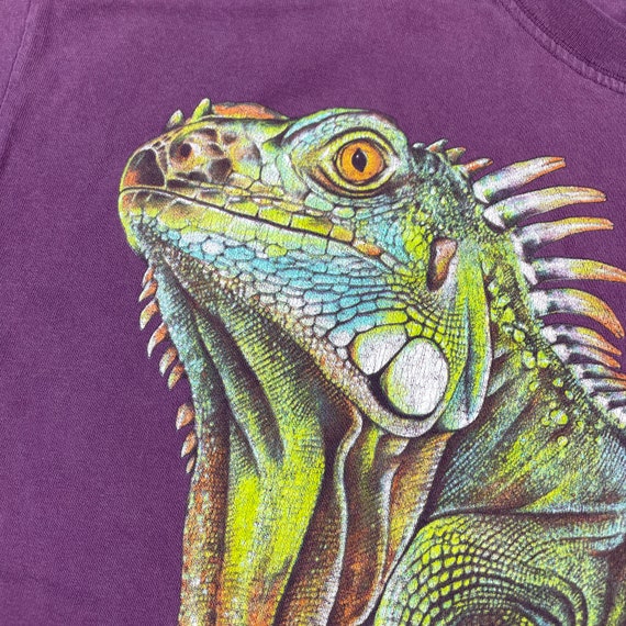 Vintage Iguana Wrap Around Print T-Shirt - image 4