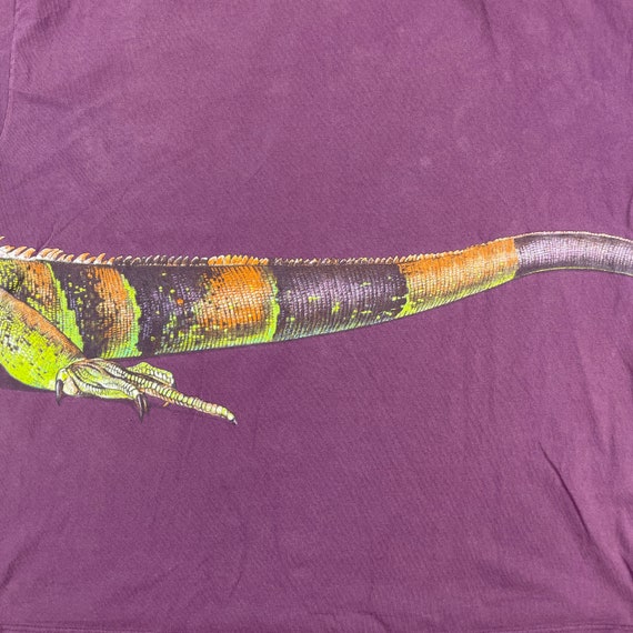 Vintage Iguana Wrap Around Print T-Shirt - image 7