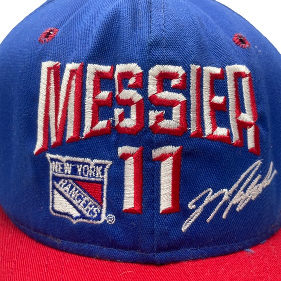 Vintage Mark Messier New York Rangers Snapback Hat - image 2