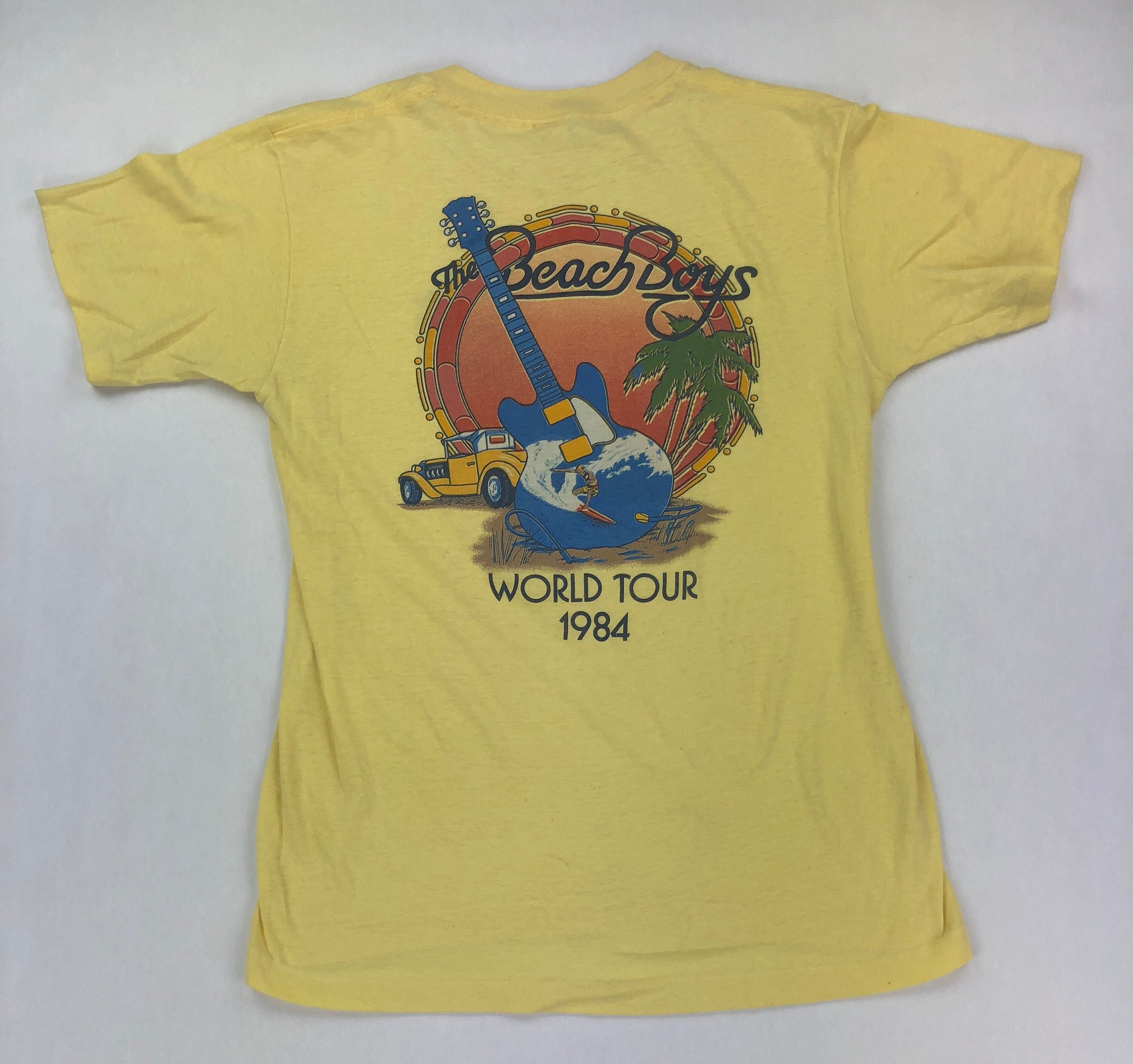 Vintage Beach Boys World Tour 1984 T-shirt - Etsy