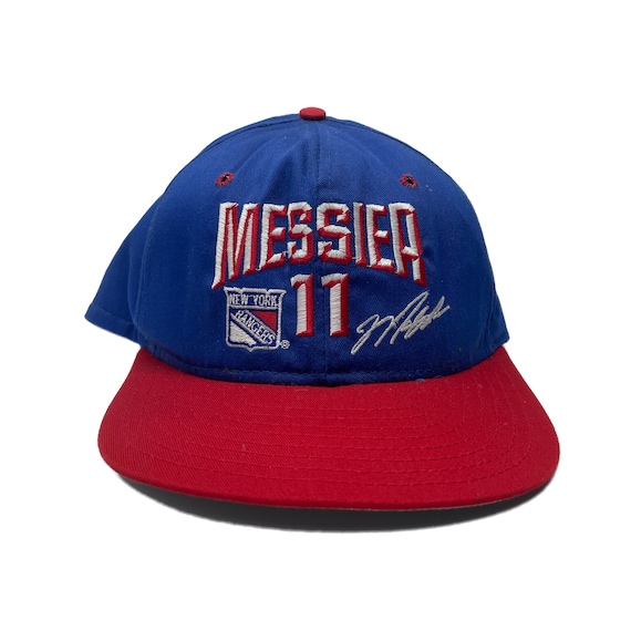 Vintage Mark Messier New York Rangers Snapback Hat - image 1