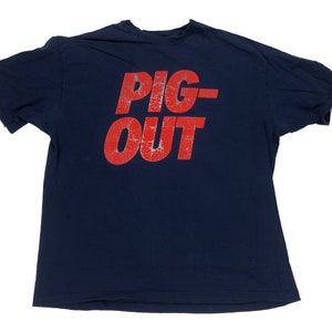 "Vintage Washi ""Pig-Out"" T-Shirt von passen für Parties und Parties."
