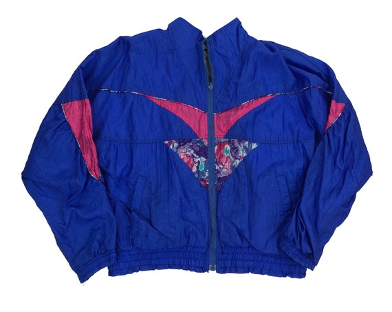 Vintage Puma Floral Pattern Windbreaker - image 1