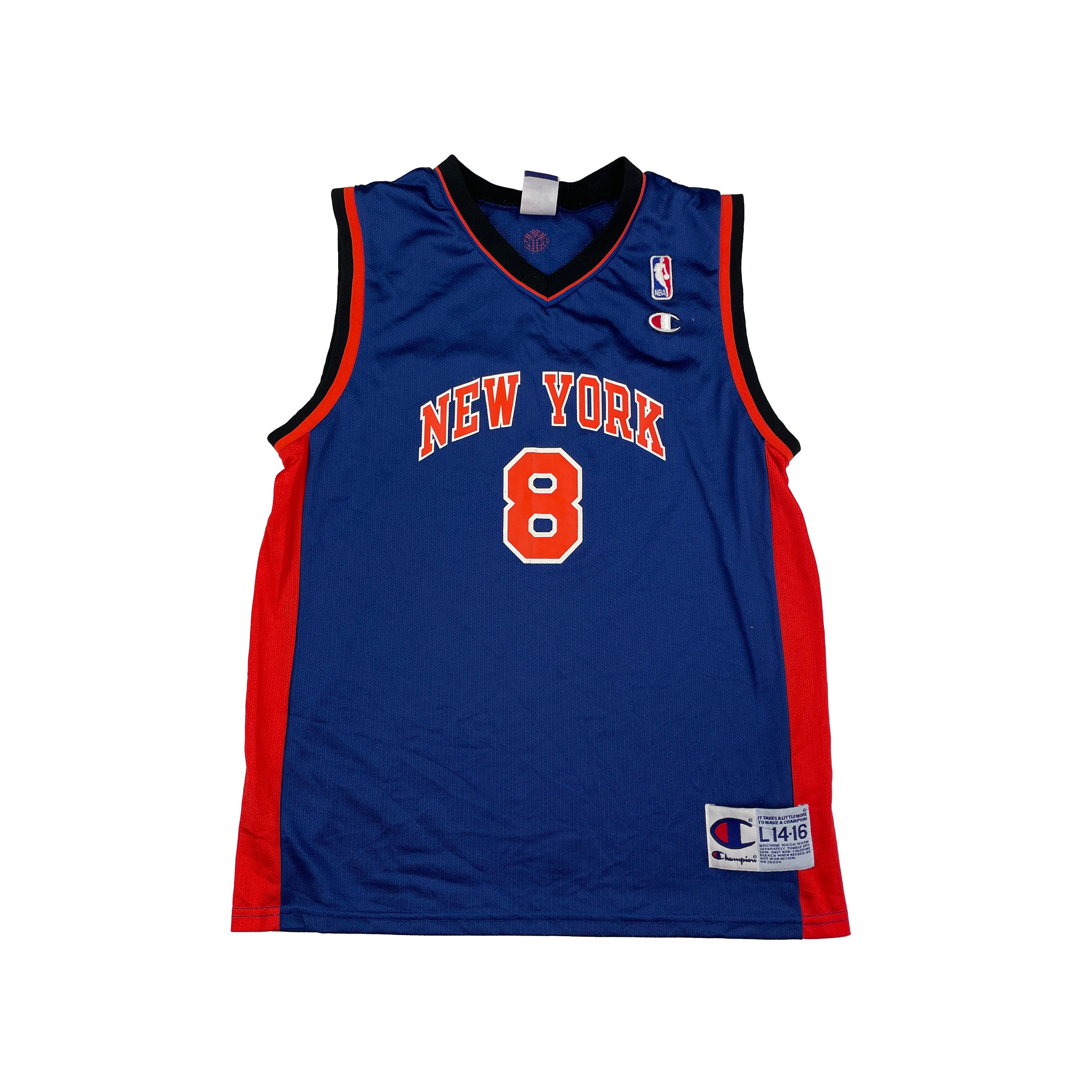 Complete NEW YORK KNICKS Outfit Lot W/ Sprewell NBA CHAMPION