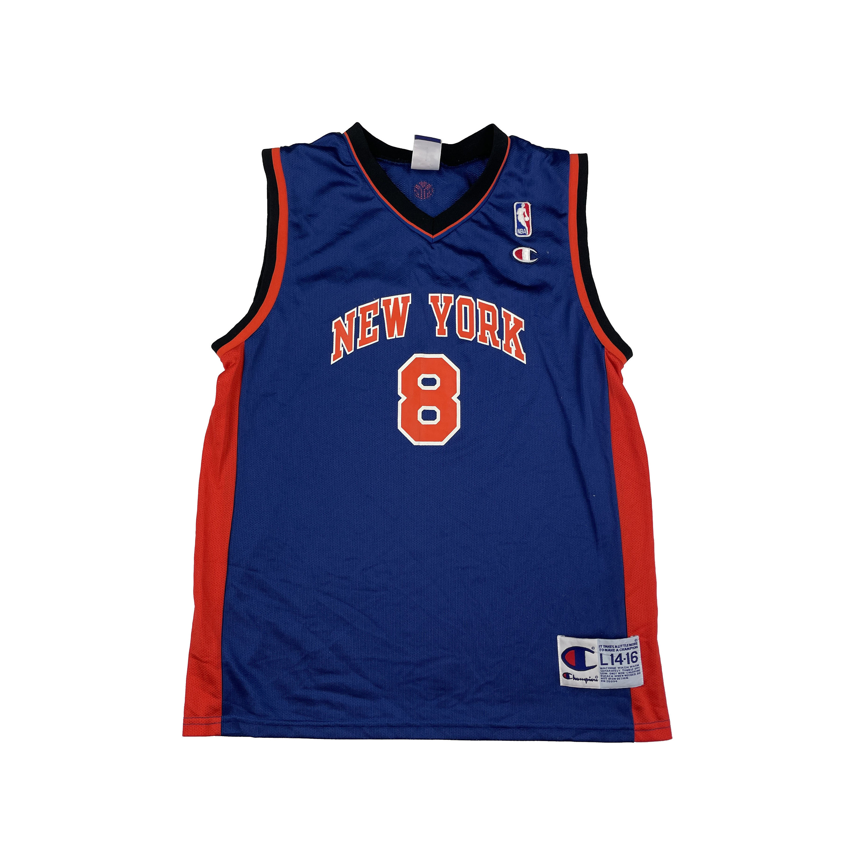 Complete NEW YORK KNICKS Outfit Lot W/ Sprewell NBA CHAMPION