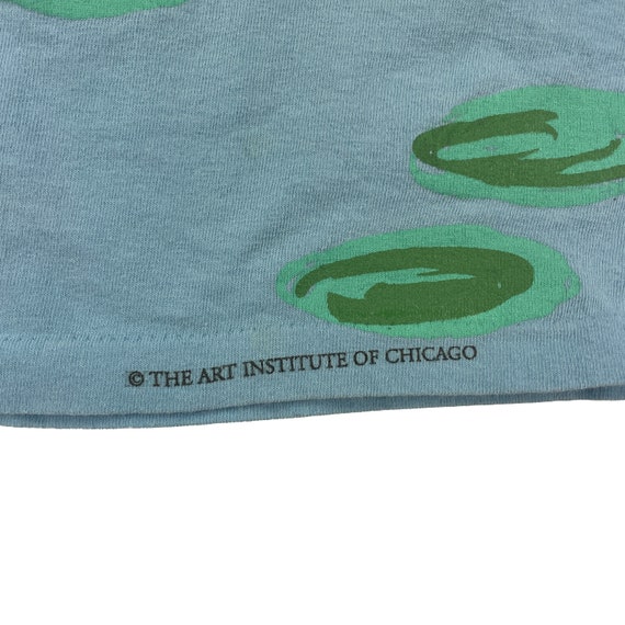 Vintage Chicago Art Institute Lily Pads T-Shirt - image 4