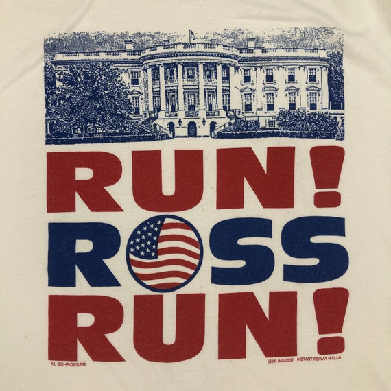 Vintage Run Ross Run Ross Perot T-Shirt - image 2
