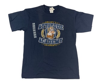 Vintage 7 Dwarfs Grumpy's Attitude Academy Graduate T-Shirt