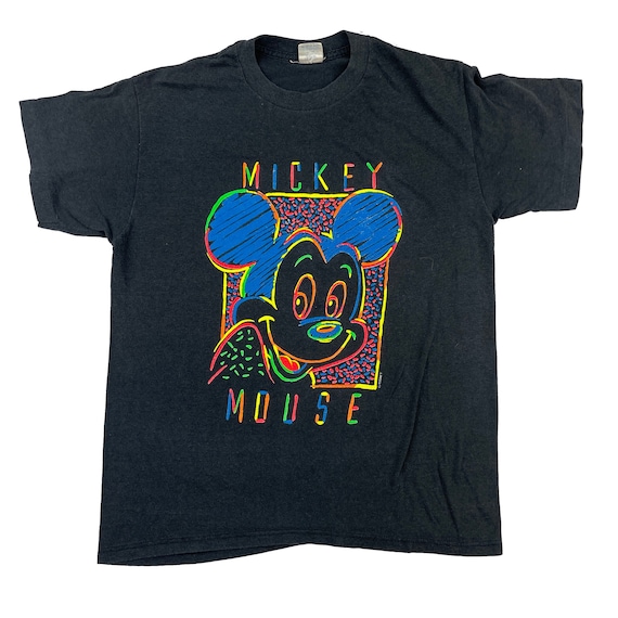Vintage Neon Mickey Mouse T-Shirt