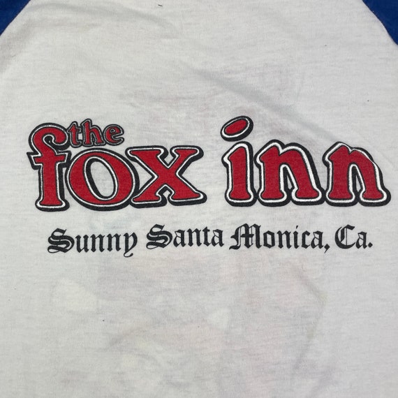 Vintage Bill Foster Fox Inn Raglan T-Shirt - image 4