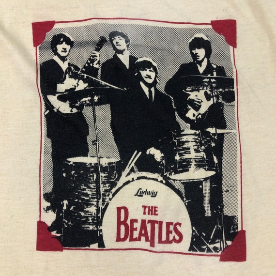 Vintage Beatles Ludwig T-Shirt - image 2