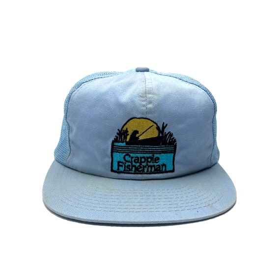 Vintage Crappie Fisherman Trucker Hats