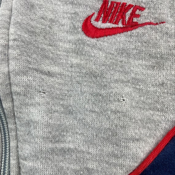 Vintage Nike Blue Tag Hooded Sweatshirt - image 4