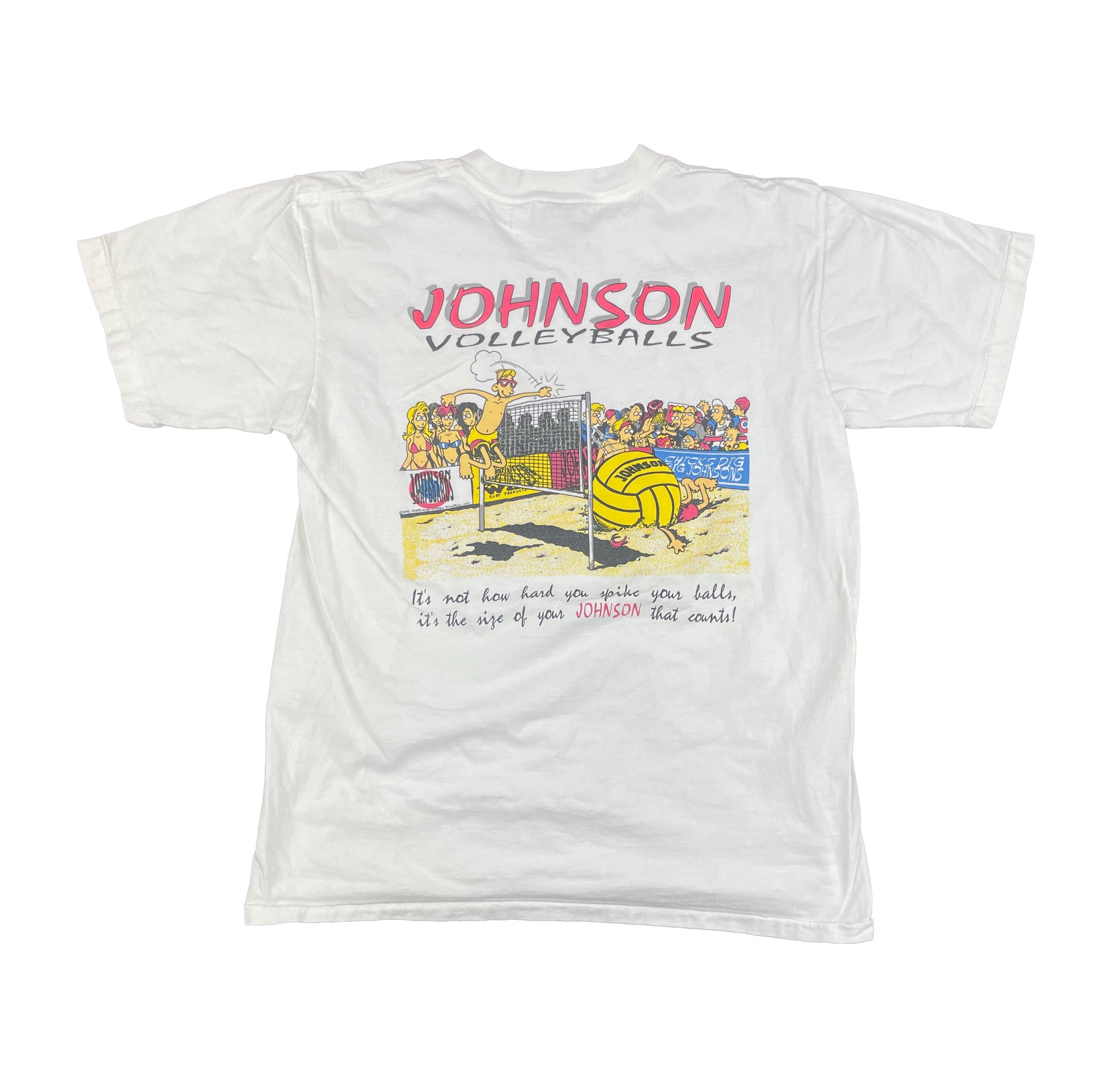 Vintage Big Johnson Worlds Largest Volleyballs T-Shirt