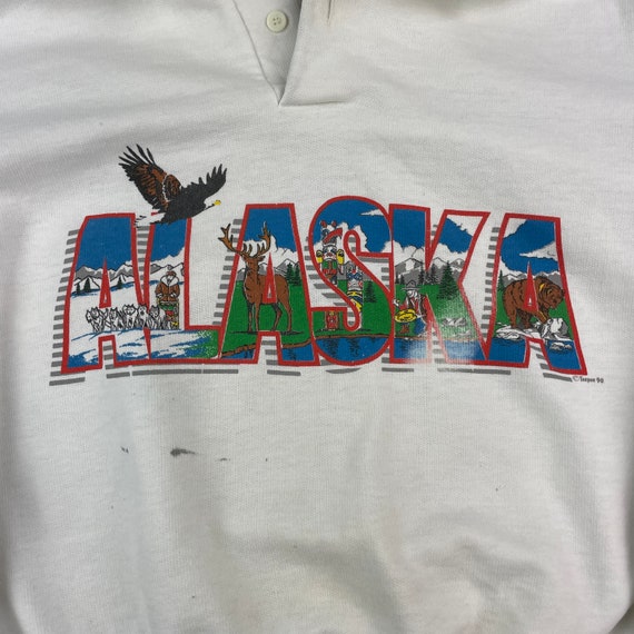 Vintage Alaska Collared Sweatshirt - image 2