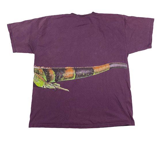 Vintage Iguana Wrap Around Print T-Shirt - image 2