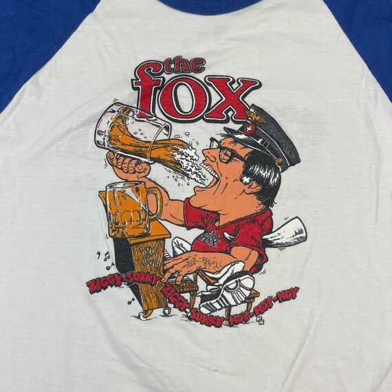 Vintage Bill Foster Fox Inn Raglan T-Shirt - image 3