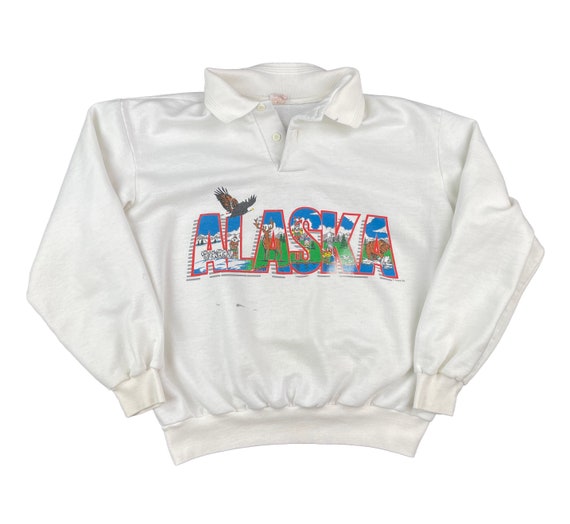 Vintage Alaska Collared Sweatshirt - image 1