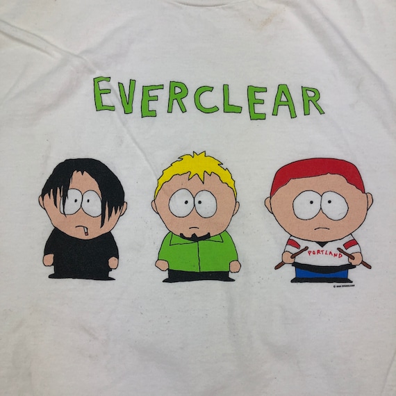 Vintage Everclear Band South Park Style T-shirt - Etsy