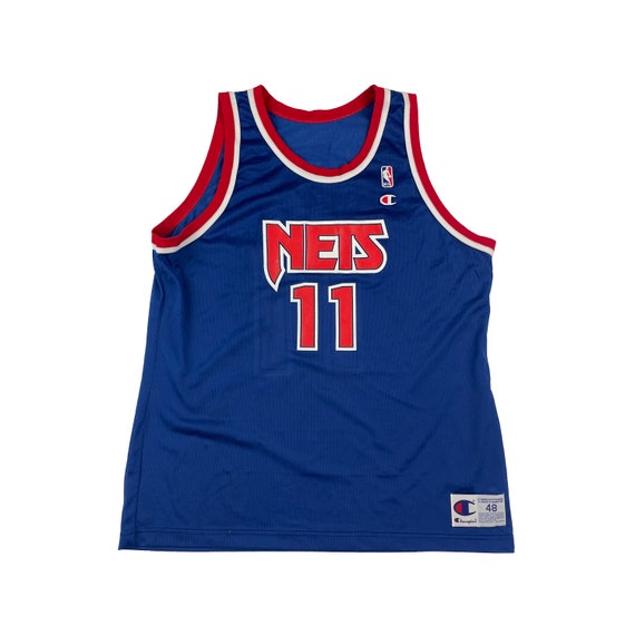 Vtg Drazen Petrovic New Jersey Nets Champion Basketball Jersey Sz