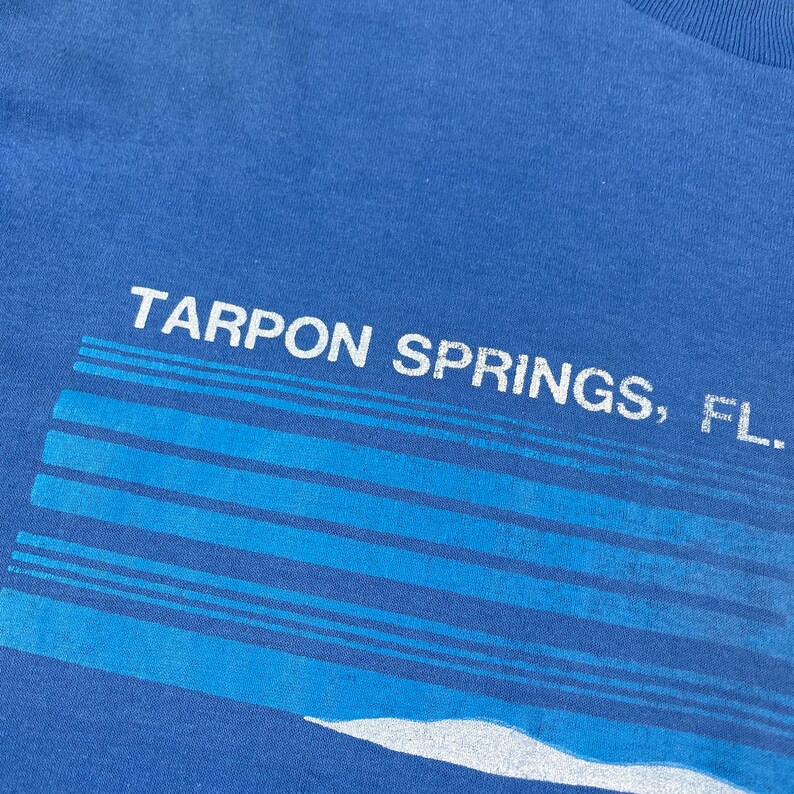 Vintage Tarpon Springs Florida T-Shirt image 3