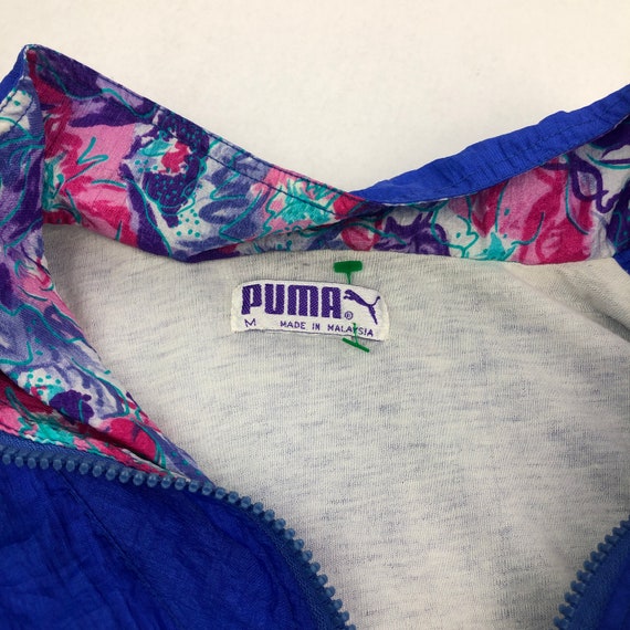 Vintage Puma Floral Pattern Windbreaker - image 4