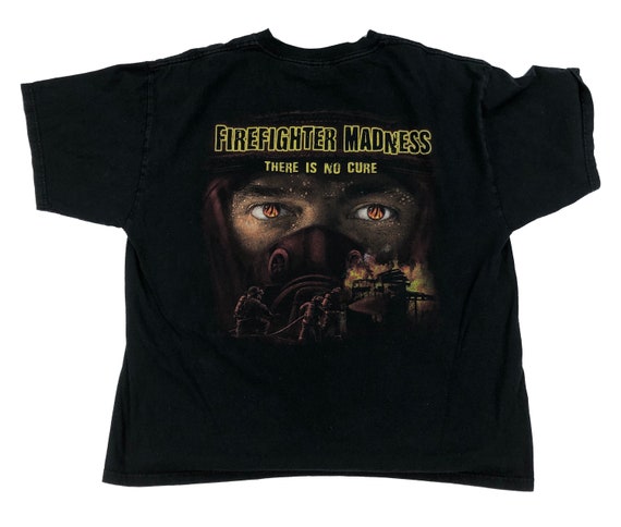 Vintage Firefighter Madness T-Shirt - image 1