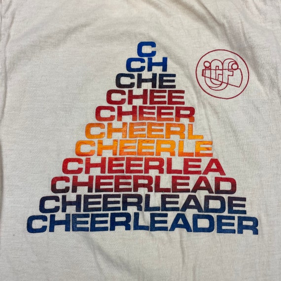 Vintage Cheerleader Graphic T-Shirt - image 2