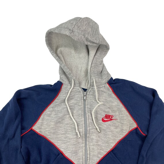 Vintage Nike Blue Tag Hooded Sweatshirt - image 2